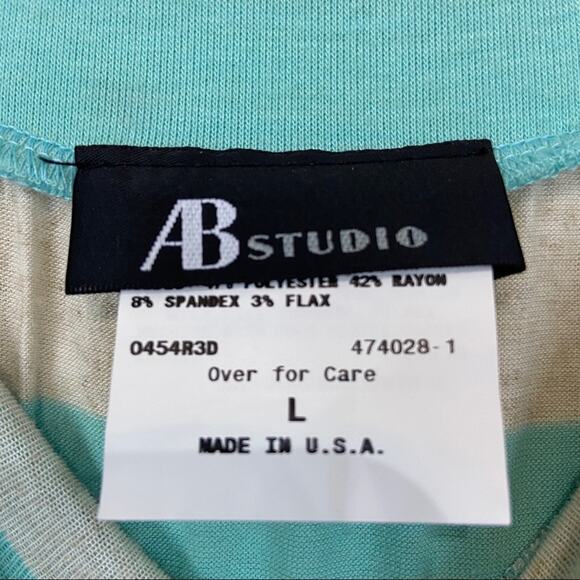 Ab Studio | High Low Jersey Skirt Sz L - Picture 3 of 4